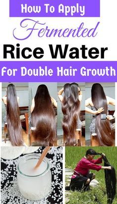 Rice Water For Hair Growth, Rice Water For Hair, Hair Growth Methods, Grow Thick Long Hair, Fermented Rice Water, Longer Hair Growth, Hair Growth Women, Fermented Rice, Healthy Natural Hair Growth