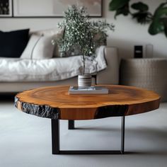 Experience the beauty of nature with our handcrafted natural cypress coffee table. This stunning piece features a unique live edge design that showcases the tree's organic contours and rich grain patterns, making it a true statement in any living space. The warm tones of the cypress wood bring a cozy, inviting feel to your home, while its durable construction ensures lasting quality. Each tabletop is crafted from natural wood, meaning no two pieces are alike. Variations in color, grain, and shap Wood Slice Coffee Table Round, Live Wood Round Coffee Table, Rustic Tree Trunk Coffee Table, Metal Base Coffee Table, Rustic Brown Acacia Wood Pascal Coffee Table, Wood Root Coffee Table, Live Edge Design, Cypress Wood, Live Edge Coffee Table