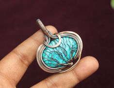 Awesome Tree Of Life Turquoise Copper Wire Wrap Pendant Jewelry/ Gift For Mother/ Oxidize Polish Pendant/ Turquoise Gemstone Copper Necklace Jewelry type : Item Type              : Pendant  Gemstone             : Turquoise  Material                  : Copper , Gemstone Pendant High        : 6. Centimeter Pendant Width      : 5.1 Centimeter Pendant Quantity : 1 Piece Turquoise Necklace With Patina As A Gift, Turquoise Copper Jewelry Gift, Unique Nickel-free Blue Turquoise Necklace, Unique Blue Turquoise Necklace, Nickel-free Turquoise Jewelry, Handmade Turquoise Necklace Nature-inspired, Nature-inspired Nickel-free Turquoise Jewelry, Nature-inspired Nickel Free Turquoise Jewelry, Handmade Turquoise Necklace, Nature-inspired