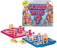 the game guess who? with its board and pieces