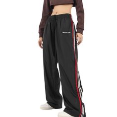 Elevate your outdoor adventures in these exclusive Japanese embroidered hiking sweatpants. Luxuriously designed with intricate embroidery, these sweatpants not only provide comfort and durability but also add an artistic touch to your wardrobe. Perfect for any outing, these sweatpants are the epitome of elegance and style. Features: -85% Polyester -Adjustable Waistband -Solid Color -MId-rise waist -Regular fit Cotton Sportswear Pants For Outdoor Activities, Athleisure Cotton Sweatpants For Outdoor Activities, Wide Leg Sporty Sweatpants For Outdoor, Sporty Wide Leg Sweatpants For Outdoor, Baggy Full Length Sweatpants For Outdoor, Sporty Wide-leg Sweatpants For Outdoor, Baggy Joggers For Outdoor Activities, Full Length Joggers With Drawstring For Streetwear, Casual Full Length Sweatpants For Outdoor