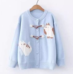 Lovely Cat Sweater Coat PN6498 ●Size:Length 63 cm,bust 120 cm,sleeve 53 cm. ●Material:cotton (Please allow 1-3cm differs due to manual measurement.As different computers display colors differently,the color of the actual may vary slightly from the above images.Thanks for your understanding.) ●About Shipping: We attach great importance to the orders of each customer and parcel delivery. 1.Processing time: 2-3 business days. 2.Shipping time: 10-15 business days to US, please allow 3-4 weeks shipping to other country.(Shipping times can be affected by variable customs clearance times or public holidays.) Kawaii Long Sleeve Sweater For Fall, Winter Cotton Top With Cat Print, Kawaii Cotton Outerwear For Winter, Kawaii Cotton Sweater For Spring, Fall Cotton Sweater With Cat Print, Kawaii Long Sleeve Cotton Outerwear, Cute Cotton Outerwear For Fall, Cotton Cardigan With Buttons, Fitted Cotton Sweater With Buttons