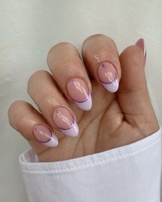 Short Almond Shaped Nails, Almond Acrylic Nails Designs, Light Purple Nails, Hard Nails, Happy Nails, Almond Shape Nails, Almond Acrylic Nails, Almond Nail, Nails Fall