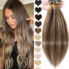 200S THICK 100% Remy Human Hair Extensions Micro Loop Nano Ring Beads balayage Hair Type US TOP QUALITY ---- 100% Human Hair Micro Ring Loop Beads Links Pre Bonded Remy Nano RIng Hair Extensions Length & Weight Weigth / Strand: 0.5 gram Or 1 gram 0.5 g/s, 50 g  -  100 Strands / pack,  100 g - 200 Strands / 2 packs 1 g/s, 50 g  -  50 Strands / pack,  100 g - 100 Strands / 2 packs 16 Inch ~50g / 100g  (100% Remy & Soft Hair ) 18 Inch ~50g / 100g  (100% Remy & Soft Hair ) 20 Inch ~50g / 100g  (100% 20inch Hair Extensions, Nano Ring Hair Extensions, Soft Hair Color, Hair Extension Lengths, Dark Brown Ombre, Light Ash Brown, Mega Hair, Bleach Blonde, Remy Human Hair Extensions