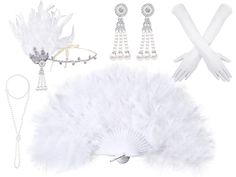 PRICES MAY VARY. 1920s Costume Accessories Set: the package comes with 1 complete 1920s dress up set, which includes 1 piece of feather headpiece, 1 pair of dangling earrings, 1 piece of pearl necklace, 1 piece of black stick, 1 piece of collapsible feather fan and 1 piece of feather boa, making you vintage and attractive Feather Headpiece and Holder Prop: feather headpiece has faceted oval black beads and feathers, vintage and stylish, comfortable and soft, the headband is actually two pieces, 1920s Gloves, 1920s Dress Up, 20s Headpiece, 1920s Flapper Costume, Flapper Accessories, 1920s Costume, Flapper Party, 1920s Headpiece, Satin Gloves