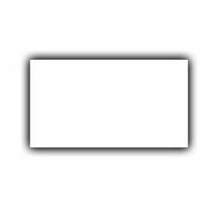 an empty white card on a white background