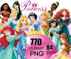 there are many princesses in this poster