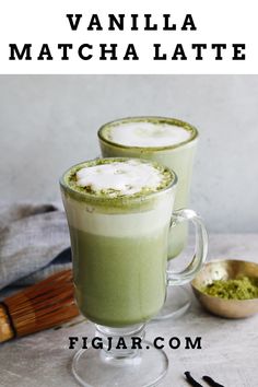 A sweet and creamy vanilla matcha latte is the kind of thing great mornings are made of. It’s simple to make and so yummy!