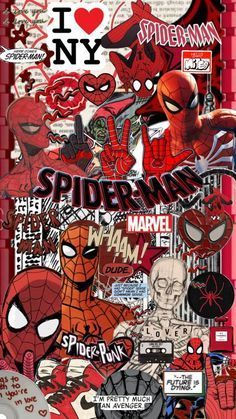 the spiderman sticker sheet