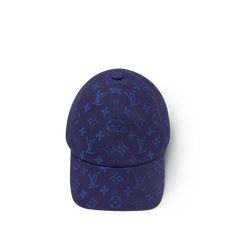 LOUIS VUITTON® - Monogram Essential Cap - Blue Classic Monogram, Cap Collection, Monogram Pattern, Louis Vuitton Official, Iconic Style, Jacquard Weave, Louis Vuitton Monogram, Style Icons, Louis Vuitton