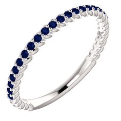 This style Blue Sapphire wedding band features fancy design. The ring is crafted in 14kt white Gold.This ring is absolutely stunning and I am confident you will love it. Perfect for Weddings, Mothers Day, Birthdays, Valentines Day, Graduation, Christmas or just about any other occasion. It is also available in 14k White and yellow gold. Other stones options also available. Please message for more detail. Thank you. Specs: CONDITION : Brand New. (Made to order) MATERIAL: Solid White gold with 14k Blue Sapphire Wedding Band, Sister Rings, Band Ideas, Sapphire Eternity Ring, Lehenga Red, Rope Ring, Sapphire Wedding Band, Rope Rings, Sapphire Rings