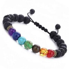 Unveil the potential of our Adjustable 7 Genuine Chakra Healing Lava Stone Bead Bracelet. This remarkable piece integrates holistic wellness and style seamlessly. Harmonious Aromatherapy Blend: Experience the fusion of Lava Stone and essential oils through our Lava Stone Diffuser. This bracelet is designed to elevate your well-being while exuding elegance. Elevate Your Energy: Authentic Chakra Stones are carefully curated in this bracelet, infusing genuine healing energy into your everyday life. Chakra Jewelry Necklaces, Yoga Bracelet Beads, Stone Diffuser, Yoga Beads, Mantra Bracelet, Beaded Bangles Bracelets, Lava Bead Bracelet, Howlite Bracelet, Life Experience