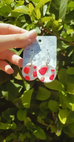 These super aesthetically cute strawberry cow earrings will have you 🥺ing with how adorable they are Show off your Soft girl side with the hot pink accents🍓🐄 Made of polymer clay with hypoallergenic silver❤ Cute Strawberry Cow, Cow Earrings, Strawberry Cow, Cute Cottage, Cute Strawberry, Pink Accents, Soft Girl, Hippie Boho, Jewelry Earrings Dangle