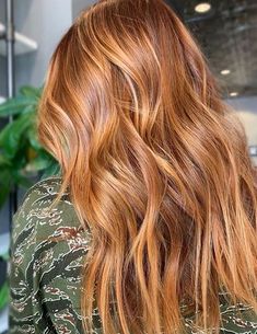 Almost Red Hair, Copper Honey Balayage Brunette, Red Hair Honey Highlights, Red Hair With Highlights Balayage, Copper With Face Framing Highlights, Copper And Honey Balayage, Copper Hair With Honey Highlights, Light Copper Balayage Strawberry Blonde, Light Copper Hair Balayage