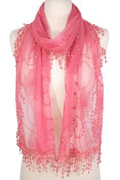 PRICES MAY VARY. Lightweight Coverage.Lightweight lace scarf to wear all night or all day long during any season. Made from a polyester material that feels soft and delicate on the skin. Hand wash the shawl in lukewarm water using delicate detergent then air dry. Wedding Party Accessory. Wear this glimmering shawl at your next formal event like a wedding. Complements the attire of brides brides, bridesmaids, and wedding guests alike whether draped over your shoulders during the ceremony or used Mesh Crochet, Wedding Party Accessories, Pretty Scarves, Scarf Vintage, Fashion Scarves, Scarf For Women, Lace Scarf, Dress Gloves, Fringe Scarf