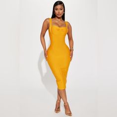 Nwt Fashion Nova Attention Summer Sexy Orange Bodycon Maxi Dress Size 1x Yellow Sleeveless Bodycon Dress For Date Night, Yellow Stretch Midi Bodycon Dress, Yellow Sleeveless Fitted Bodycon Dress, Yellow Stretch Bodycon Dress For Date Night, Yellow Fitted Midi Dress For Date Night, Fitted Yellow Midi Dress For Date Night, Yellow Stretch Bodycon Dress For Club, Chic Yellow Bodycon Dress For Club, Bodycon Maxi Dress