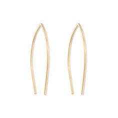 Minimalist earrings threaders for just a little touch of sparkle. - 14K Gold filled Minimalist Earring, Threader Earrings, Minimalist Earrings, Gold Filled, Sparkle, Silver, Gold