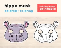 the printable hipo mask has two different colors