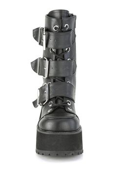 3 3/4" Heel, 2 1/4" Platform Lace-Up Ankle Boot, Side Zipper - Fit Guide: True To Size - Heel Specifications: 3 3/4" Heel, 2 1/4" Platform - Country of Origin: Imported - Brand: Demonia Demonia Ranger, Hologram Shoes, Festival Grunge, Demonia Boots, Gothic Mode, Alternative Shoes, Platform Combat Boots, Gothic Boots, Demonia Shoes