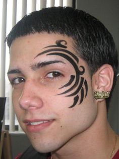 tribal face paint | Photo Gallery » Face Painting Gallery Funtastical Faces Orlando, FL Boys Face Painting Ideas, Neon Face Paint Ideas Simple, Face Paint For Boys, Face Painting Ideas For Boys, Face Painting Boys, Boys Face Paint, Neon Face Painting, Face Paint For Men, Neon Face Paint