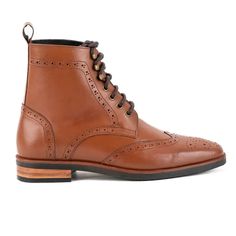 Brown Leather Dress Boots for Men Wingtips Brogue Boots Formal Chelsea Boots With Brogue Detailing And Snip Toe, Classic Chelsea Boots With Brogue Detailing And Cap Toe, Luxury Wingtip Chelsea Boots For Business, Luxury Business Chelsea Boots With Wingtip, Elegant Brogue Wingtip Chelsea Boots, Elegant Wingtip Chelsea Boots With Brogue Detailing, Brown Wingtip Chelsea Boots With Goodyear Welt, Brown Goodyear Welted Wingtip Chelsea Boots, Fitted Wingtip Boots With Leather Sole