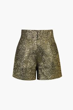 High Waisted Jacquard Shorts Y2k Summer Outfits, 2000s Outfits, Gold Shorts, Y2k Aesthetic Outfits, List Style, Autumn Fashion Women, Casual Party, Grunge Fashion, Aesthetic Outfits