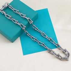 Material: Titanium Steel Style: Fashion OL Silver Jewelry With Chain Strap As Gift, Silver Jewelry With Chain Strap For Gift, Trendy Silver Box Chain Necklace, Silver Necklace With Chain Strap As Gift, Necklace With Diamond, Chain Fashion, Steel Necklace, Champagne Gold, Chains For Men