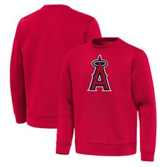 Celebrate your Los Angeles Angels fandom with this stylish and comfortable Antigua Relevant Lightweight Pullover Sweatshirt. This pullover is made from ultra-soft spun polyester fleece and features a forward shoulder seam with self-fabric cuffs and hem for all-day comfort. The team logo on the left chest highlights your dedication to the Los Angeles Angels. Los Angeles Angels, Fabric Cuff, The Team, Free Shopping, Fleece Fabric, Pullover Sweatshirt, Team Logo, Mlb, Highlights