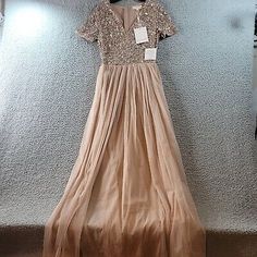 Great Shopping Maya Taupe Blush V Neckline Embellished Maxi Dress size 8 NWT b2-171, Fashion Women's Dresses Dressy Embellished Floor-length Maxi Dress, Embellished Short Sleeve Maxi Dress For Evening, Formal Embellished Maxi Dress With Short Sleeves, Formal Embellished Short Sleeve Maxi Dress, Formal Short Sleeve Embellished Maxi Dress, Short Sleeve Embellished Dress For Wedding, Embellished Floor-length Bridesmaid Maxi Dress, Dressy Embellished Maxi Dress For Cocktail, Dressy Embellished Cocktail Maxi Dress