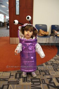 15 Hilarious Baby Costumes Every Parent Should Consider This Halloween - Uplifting Mayhem Monsters Inc Boo, Homemade Costumes, 자수 디자인, Cute Costumes