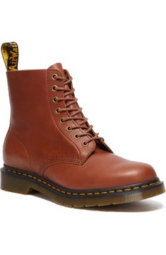 Dr. Martens Gender Inclusive 1460 Pascal Combat Boot | Nordstromrack Classic Combat Boots For Streetwear In Fall, Classic Combat Boots For Fall Streetwear, Classic Combat Boots With Lug Sole For Winter, Classic Winter Combat Boots With Lug Sole, Leather Footbed Combat Boots For Fall Streetwear, Gender Inclusive, Combat Boot, Show Off, Signature Style