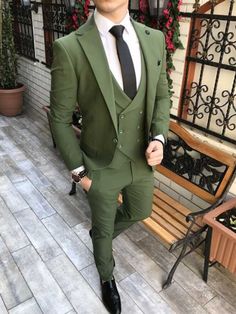 Olive Green Groom, Wedding Best Man, Wedding Suit Styles, The Suits, Mother Dress, Dinner Suit, Groomsmen Wedding