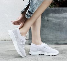 Dominga Women's Sneaker Breathable Lace-Up Sport Flat Shoes | Ultrasellershoes.com – Ultra Seller Shoes Comfortable Ankle-high Summer Sneakers, Casual Ankle-high Sneakers For Spring, Casual Stretch Sneakers For Summer, Breathable Lace-up Canvas Shoes For Spring, Casual Ankle-high Canvas Shoes For Spring, Comfortable Flat-heel Sneakers For Spring, Trendy Ankle-high Canvas Shoes For Spring, Lightweight Breathable Sneakers For Spring, Comfortable Round Toe Sneakers For Spring