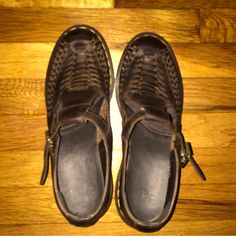 These Are Used But In Great Condition. I Have Included Light Cushioning On The Back Of The Inside Of The Heels Since They’re Notoriously Tough To Break In. Dr Martens Sandals Brown, Braided Sandals, Dr Martens Shoes, Break In, Martens Shoes, Women's Shoes Sandals, Shoes Sandals, Braids, Size 10