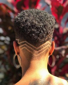 Tapered Haircut Natural Hair, Cabello Afro Natural, Shaved Side Hairstyles