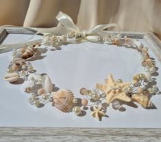 Beach Wedding Headpieces, Seashell Tiara, Mermaid Headpiece, Beach Hair Accessories, Shell Crowns, Pearl Halo, Seashell Crown, Party Tiara, Seashell Wedding