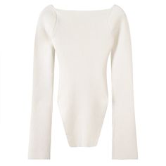 Material Composition: Polyester, Nylon, Viscose Chic Stretch Beige Sweater, Spring High Stretch Knit Sweater, High Stretch Knit Sweater For Spring, Chic High Stretch Sweater For Spring, Chic High Stretch Spring Sweater, Chic High-stretch Spring Sweater, Beige Stretch Fine Knit Top, Beige Long Sleeve Stretch Knit Top, Knitted Long Sleeve