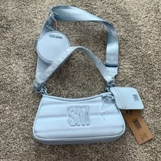 Steve Madden Crossbody Bag, New And Never Used, Color Blue Bzoia Light Blue Purse, Royal Blue Purse, White Steve Madden Bag, Bag Steve Madden, Steve Madden Shoulder Bag, Steve Madden Bags Handbags, Steve Madden Crossbody Bag, Steve Madden Crossbody Bag Pink, Pink Coach Purses