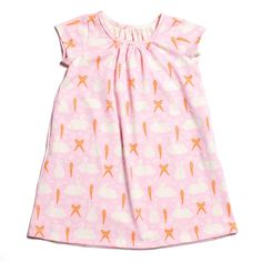 Sonora Dress - Bunnies Pink Water Factory, Kids Dresses, Dress For Summer, Fun Prints, Winter Dresses, Kids' Dresses, Hot Summer, Black Friday, Organic Cotton