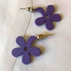 Flower Power Funky Floral Earrings | Statement Drop Flower Buy 2 Of Any Pair Of Earrings Get 1 Free! Beautiful Purple Earrings! So Unique Hypoallergenic & Lead Compliant Non-Smoking & Pet Free Home Bundle To Save! Plenty Other Jewelry Items, As Well As Women’s, Baby, Kids, Home & Men’s Items. Tags: Princess Polly Anthro Anthropologie Princess Polly Boho Floral Flower Urban Outfitters Free People Hippie Minimalist Retro Funky Vintage Earrings Costume Birthday Party Holiday Christmas Event Bachelo Flower Cactus, Indie Cottagecore, Flower Retro, Dinosaur Earrings, Spider Earrings, Retro Earrings, Minimalist Retro, Cottagecore Cottage, Christmas Event