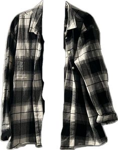 Oversized Black Button-up Flannel Shirt, Oversized Black Flannel Shirt For Winter, Oversized Black Flannel Top, Trendy Black Flannel Top, Black Flannel Streetwear Shirt, Trendy Black Cotton Flannel Shirt, Plaid Shirt Women, Black And White Flannel, Womens Flannel Shirt