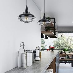 the kitchen is clean and ready to be used as an outdoor dining area for entertaining