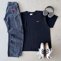 Asian Style Clothes, Clean Fits, Neat Casual Outfits, Nike Outfit, Outfits Hombre, Fits Inspo