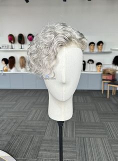 White Hair Wig, High Density Hair, Side Curly Hairstyles, Wig Tips, Hair Replacement Systems, Mens Wigs, Wholesale Hair, Hair System, Hair Easy