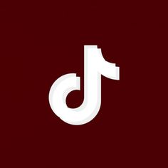 the letter j is made up of two white letters on a dark red background,