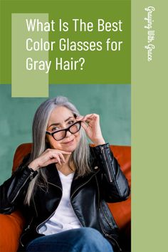 Eyeglasses For Round Face, Natural White Hair, Grey Hair And Glasses, Color Glasses, Best Eyeglasses, Hair Fair, Glasses Trends