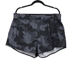 All In Motion Grey Black Camo Print Mid Rise Run Short Size Xxl Nwt All In Motion Camo Print Mid Rise Run Short In Grey And Black. Built-In Underwear. Elastic Waistband. Camo Print. Athletic Running Shorts. Zip Pocket. No Stains Or Holes. Size: Xxl Length: 13.5" Waist: 18.5" Rise: 13" Inseam: 3" Condition: New With Tag Box K B/6/13pmer Rise And Run, Womens Athletic Shorts, Black Biker Shorts, Workout Fits, Camo Shorts, All In Motion, Athletic Running, Black Camo, Compression Shorts