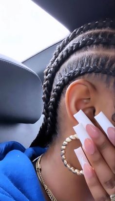 Baddie Colorful Nails, Parody Flicks, Long Acrylic Nail Designs, Colorful Nails, Protective Hairstyles Braids, Swag Girl Style, Long Square Acrylic Nails, Bling Acrylic Nails, Hair Laid