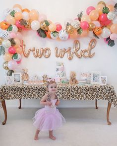 2wild Birthday Party, Two Year Old Birthday Hairstyles, Shes Two Wild Birthday Party, 2 Cute Birthday Theme, Two Wild Safari Birthday Party Girl, Turning Two Birthday Ideas Girl, Theme For 2nd Birthday Girl, Baby 2nd Birthday Ideas Girl, 2 Girl Birthday Theme