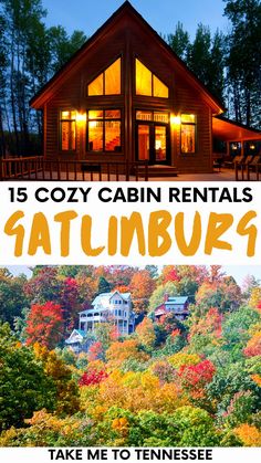 cabin rentals in the fall and autumn